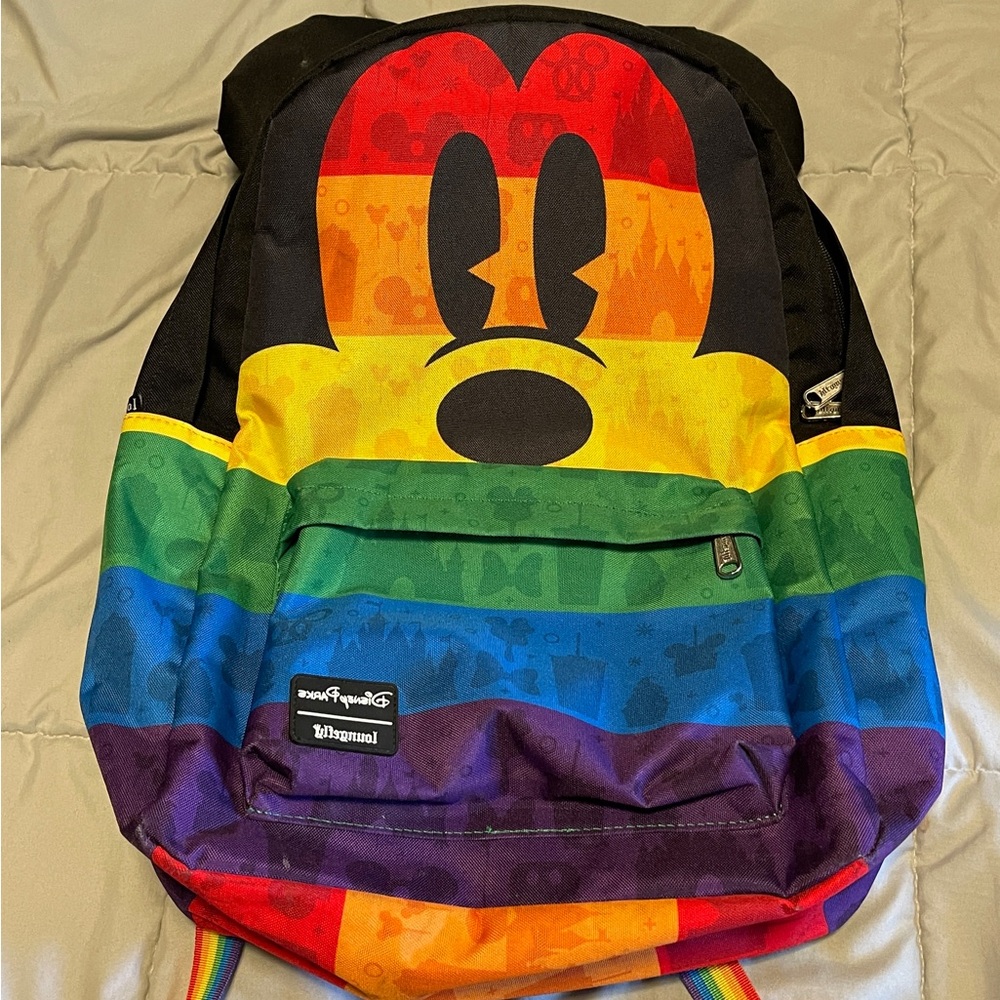 DISNEY Loungefly fullsize Pride backpack